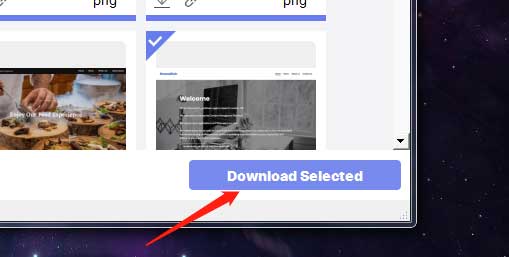 click download all button