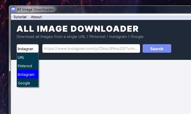 use instagram image downloader