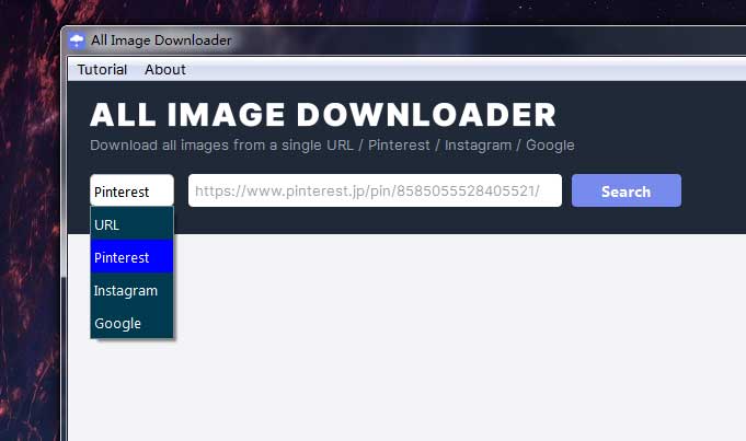 use pinterest image downloader